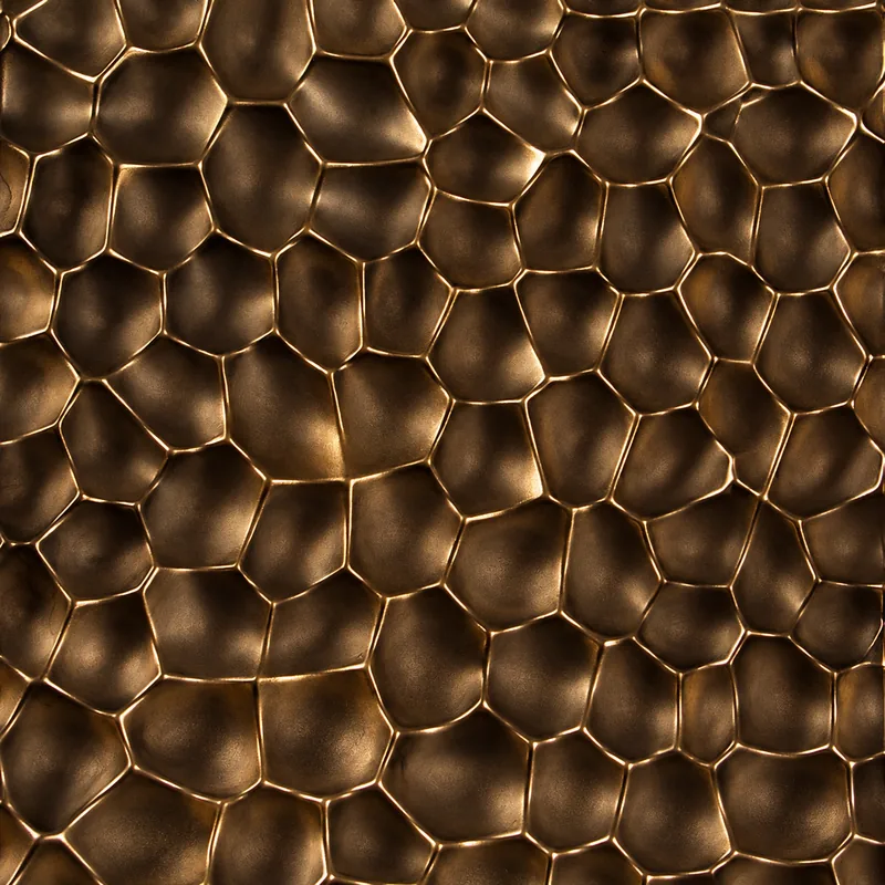 Liquid metal, cellular relief